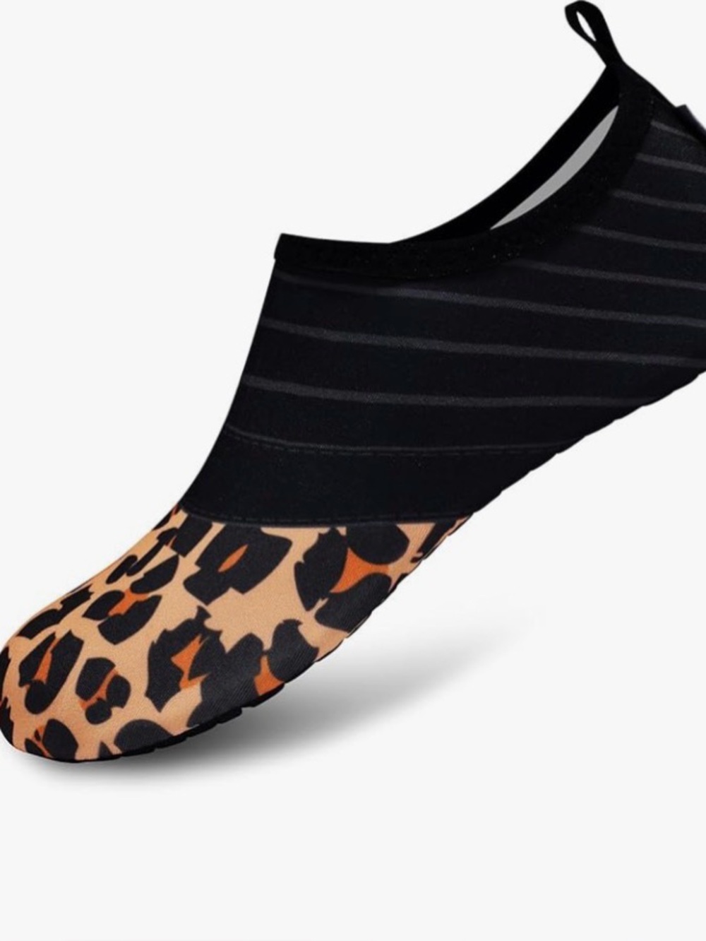 Aqua socks water shoes Leopard print